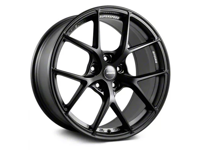 Superspeed Wheels RF05RR Matte Black Wheel; 18x9.5 (05-09 Mustang GT, V6)