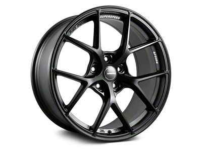 Superspeed Wheels RF05RR Matte Black Wheel; 19x8.5; 32mm Offset (05-09 Mustang GT, V6)