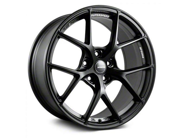 Superspeed Wheels RF05RR Matte Black Wheel; 19x8.5 (05-09 Mustang GT, V6)