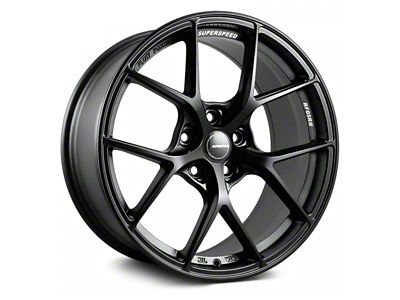 Superspeed Wheels RF05RR Matte Black Wheel; 20x9.5 (05-09 Mustang)