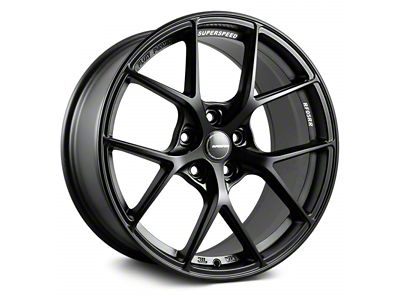 Superspeed Wheels RF05RR Matte Black Wheel; Rear Only; 20x10.5 (05-09 Mustang)