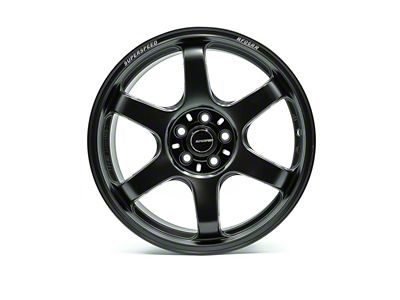 Superspeed Wheels RF06RR Matte Black Wheel; 17x9; 38mm Offset (05-09 Mustang GT, V6)