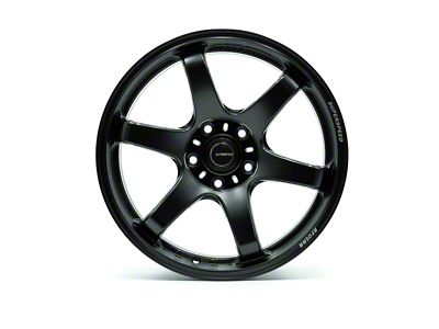 Superspeed Wheels RF06RR Matte Black Wheel; Rear Only; 18x10.5; 22mm Offset (05-09 Mustang)