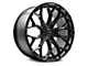 Superspeed Wheels RF07 Matte Black Wheel; Rear Only; 20x11 (06-10 RWD Charger)