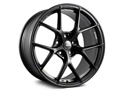 Superspeed Wheels RF05RR Matte Black Wheel; 19x9.5; 40mm Offset (10-15 Camaro, Excluding Z/28 & ZL1)