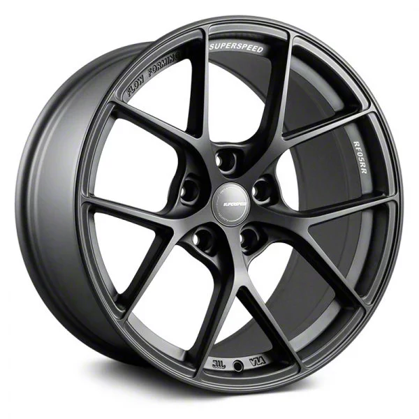 Superspeed Wheels Camaro RF05RR Matte Gunmetal Wheel; 18x9.5