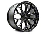 Superspeed Wheels RF07 Matte Black Wheel; Rear Only; 20x10.5; 35mm Offset (10-15 Camaro)