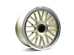 Superspeed Wheels RF01 NEO Machined Lip Gold Wheel; 18x8.5; 40mm Offset (10-14 Mustang GT w/o Performance Pack, V6)