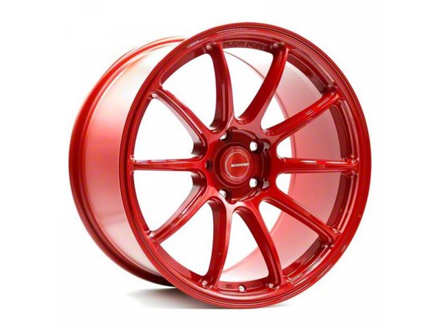 Superspeed Wheels RF03RR Hyper Red Wheel; 18x8.5 (10-14 Mustang)