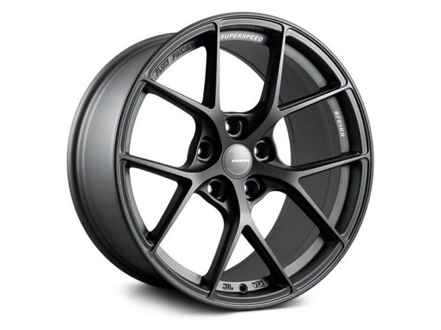 Superspeed Wheels RF05RR Matte Gunmetal Wheel; 18x8.5 (10-14 Mustang GT w/o Performance Pack, V6)