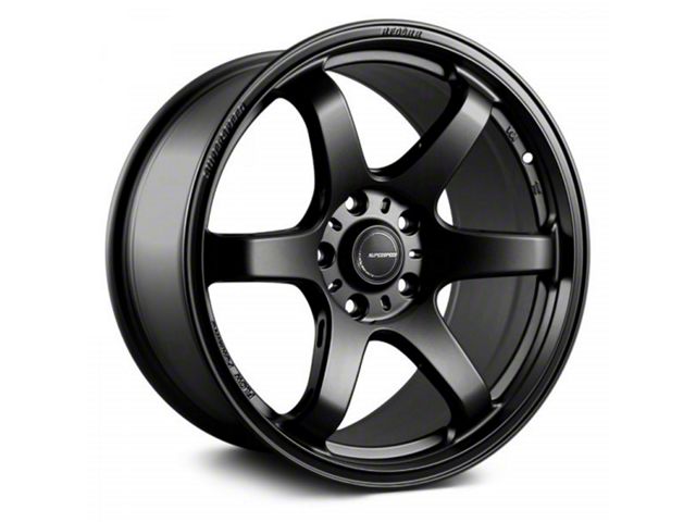 Superspeed Wheels RF06RR Matte Black Wheel; 19x9.5 (10-14 Mustang)