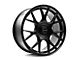 Superspeed Wheels RF01 Progressive Matte Black Wheel; 18x8.5 (2024 Mustang)