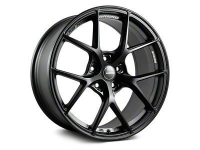 Superspeed Wheels RF05RR Matte Black Wheel; 18x9.5; 38mm Offset (24-25 Mustang EcoBoost w/o Performance Pack)