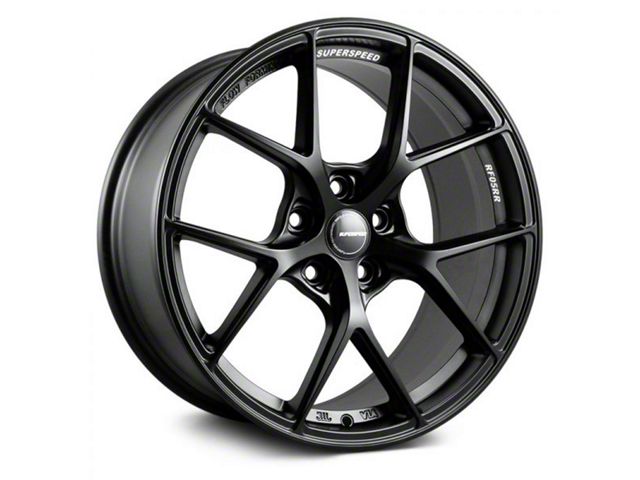 Superspeed Wheels RF05RR Matte Black Wheel; 19x8.5 (2024 Mustang EcoBoost w/o Performance Pack)