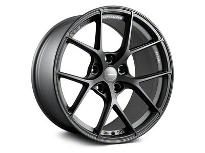 Superspeed Wheels RF05RR Matte Gunmetal Wheel; 18x8.5 (2024 Mustang EcoBoost w/o Performance Pack)