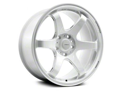 Superspeed Wheels RF06RR Speed White Wheel; 18x8.5 (2024 Mustang EcoBoost w/o Performance Pack)