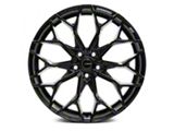 Superspeed Wheels RF07 Matte Black Wheel; Rear Only; 20x11; 25mm Offset (08-23 RWD Challenger, Excluding Widebody)