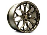 Superspeed Wheels RF07 Satin Bronze Wheel; Rear Only; 20x11; 25mm Offset (08-23 RWD Challenger, Excluding Widebody)