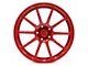 Superspeed Wheels RF03RR Hyper Red Wheel; 18x8.5 (15-23 Mustang GT, EcoBoost, V6)