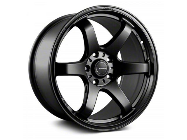 Superspeed Wheels RF06RR Matte Black Wheel; 19x8.5 (15-23 Mustang GT, EcoBoost, V6)