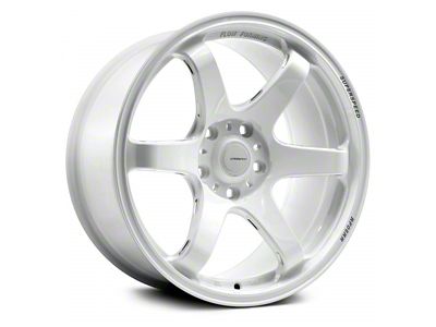 Superspeed Wheels RF06RR Speed Full Paint White Wheel; 19x8.5; 35mm Offset (15-23 Mustang GT, EcoBoost, V6)