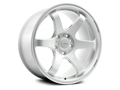 Superspeed Wheels RF06RR Speed Full Paint White Wheel; 19x8.5 (15-23 Mustang GT, EcoBoost, V6)