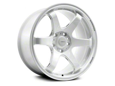Superspeed Wheels RF06RR Speed White Wheel; 18x8.5; 40mm Offset (15-23 Mustang EcoBoost w/o Performance Pack, V6)