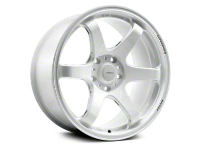 Superspeed Wheels RF06RR Speed White Wheel; 18x9.5 (15-23 Mustang EcoBoost w/o Performance Pack, V6)