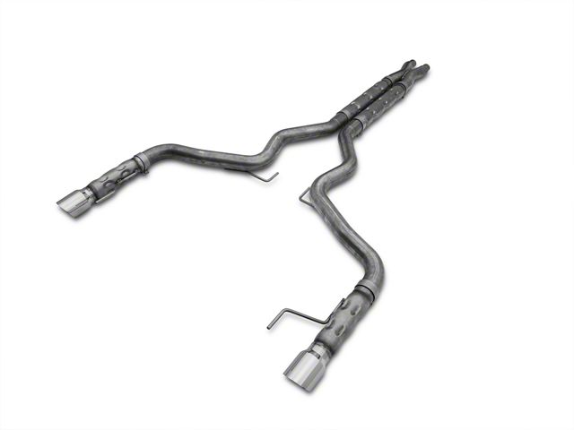 Stainless Works Retro LMF Cat-Back Exhaust with X-Pipe (15-17 Mustang GT Fastback)