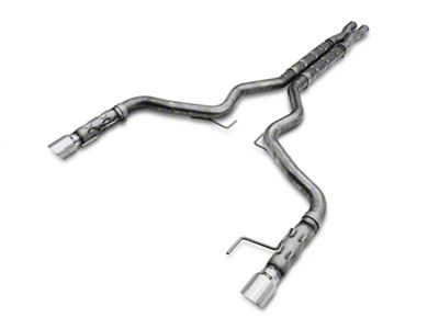 Stainless Works Retro LMF Cat-Back Exhaust with X-Pipe (15-17 Mustang GT Fastback w/ Long Tube Headers)