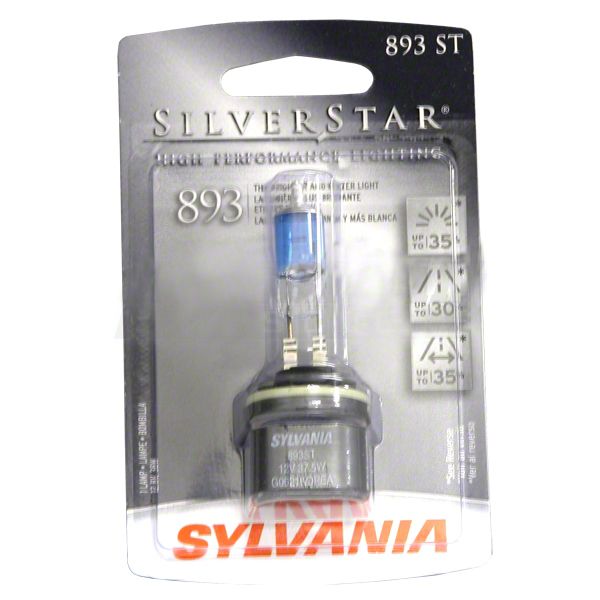Sylvania Mustang Silverstar Fog Light Bulbs; 893 893ST BP