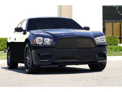 T-REX Grilles Upper Class Series Mesh Upper Grille; Black (11-14 Charger, Excluding SRT8 & Super Bee)