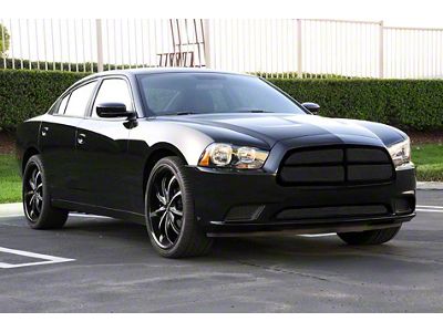 T-REX Grilles Upper Class Series Mesh Upper Grille; Black (11-14 Charger, Excluding SRT8 & Super Bee)