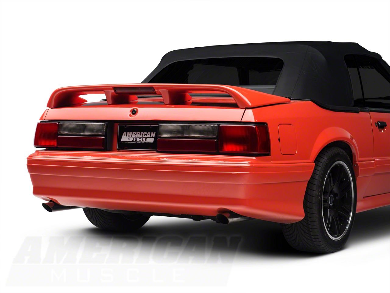 Mustang Stock Replacement Tail Light; Black Housing; Red Mustang Stock Replacement Tail Light; Black Housing; Red