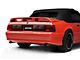Stock Replacement Tail Light; Black Housing; Red/Clear Lens; Passenger Side (87-93 Mustang LX)