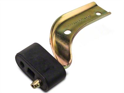 Tail Pipe Hanger with Rubber Insulator; Driver Side (86-98 Mustang)