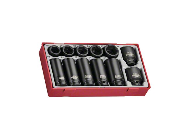 Teng Tools Universal AM 1/2-Inch Drive Metric 6-Point Regular/Deep ...