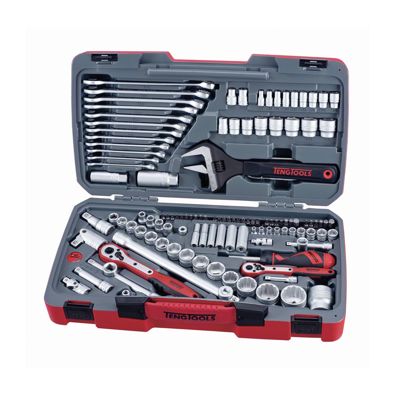 Teng Tools Universal AM 1/4, 3/8 and 1/2-Inch Drive Metric and SAE ...