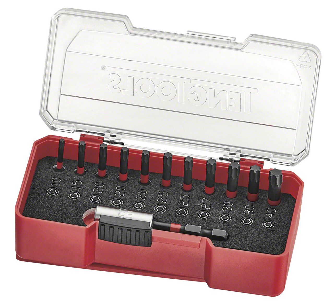 Teng Tools Universal AM 1/4-Inch Hex Drive Torx Impact Bit Driver Set ...