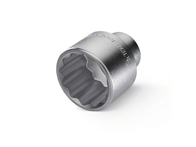 Teng Tools 1-Inch Drive Metric 12-Point Shallow Chrome Vanadium Socket