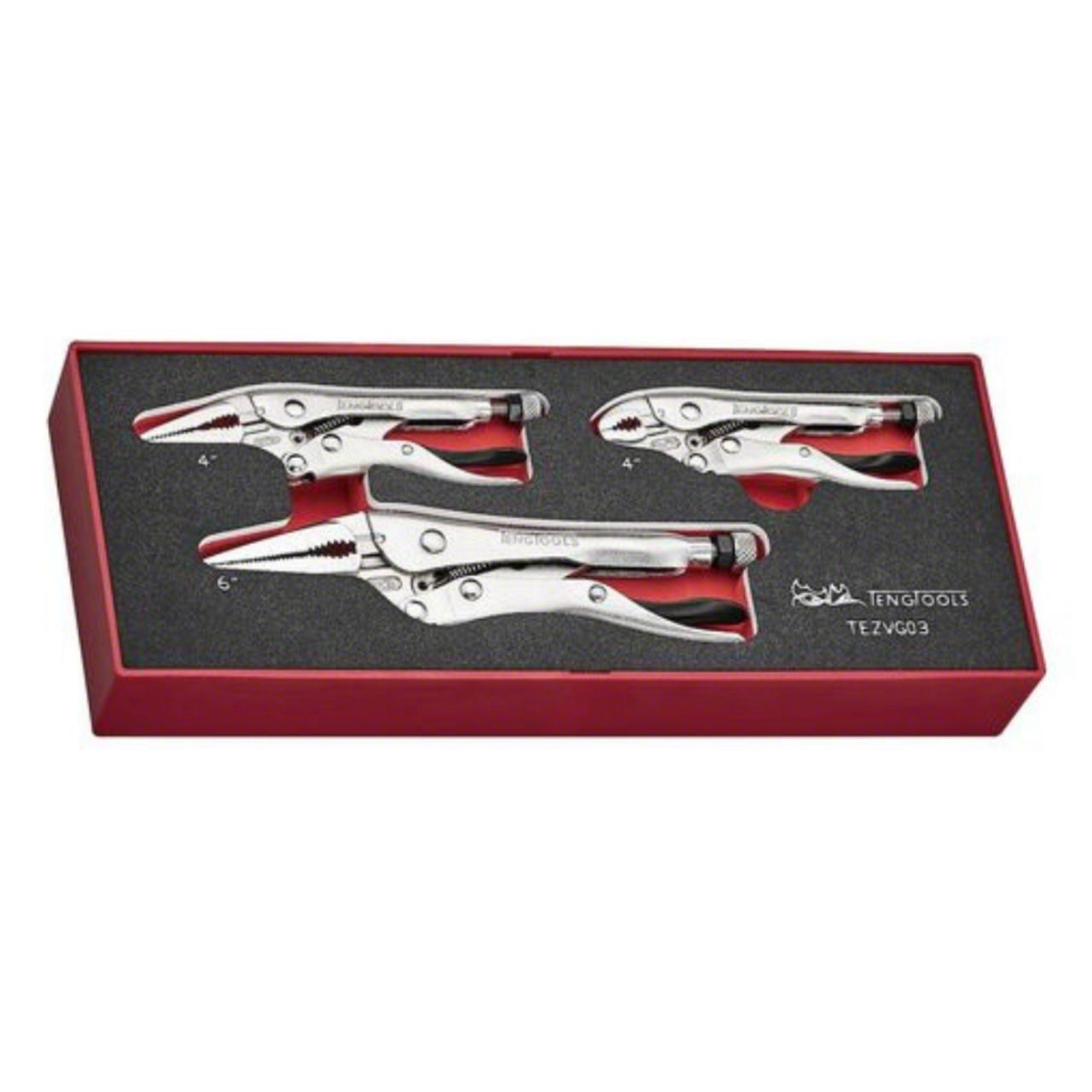 Teng Tools Universal AM Power Grip Plier Set U53899-AM - Free Shipping