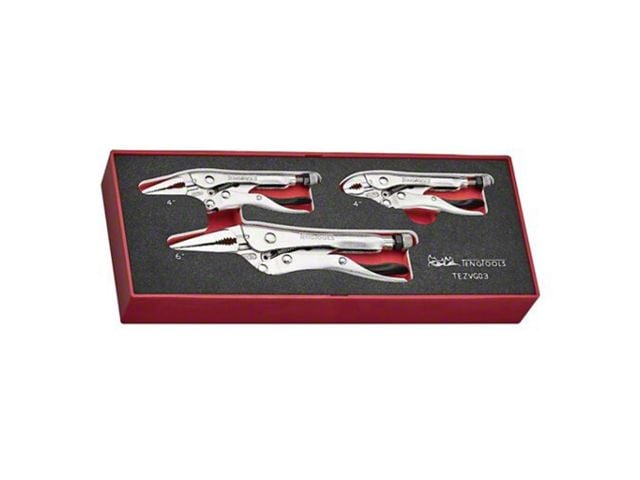 Teng Tools Universal AM Power Grip Plier Set U53899-AM - Free Shipping