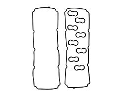 Texas Speed & Performance HEMI Valve Cover Gaskets with Spark Plug Tube Seals (09-23 HEMI V8 Challenger)