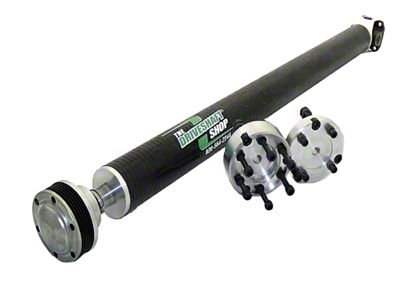 The Driveshaft Shop 3.80-Inch Carbon Fiber One Piece Driveshaft with 4-Bolt Transmission Flange (08-14 Challenger w/ SRT Hellcat Rear Differential Conversion)