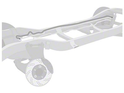 The Right Stuff Detailing Pre-Bent 5/16-Inch Vapor Return Line; Stainless Steel (1993 3.4L Camaro)
