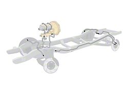 The Right Stuff Detailing Pre-Bent Complete Brake Line Kit; OE Steel (87-93 Mustang w/ Power Disc Brakes)