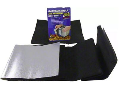 Battery Wrap Heat Barrier; 40-Inch x 8-Inch (Universal; Some Adaptation May Be Required)