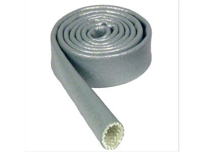 Thermo Tec Braided Fiberglass Heat Sleeve; 1/2-Inch x 3-Foot; Silver (Universal; Some Adaptation May Be Required)