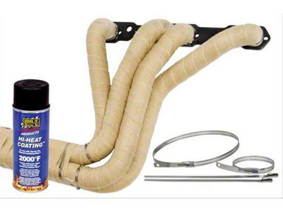 Thermo Tec Exhaust Wrap 1-Roll Kit; 2-Inch x 50-Foot; Natural Color (Universal; Some Adaptation May Be Required)
