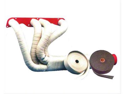 Thermo Tec Exhaust Wrap; 100-Foot x 6-Inch; Natural Color (Universal; Some Adaptation May Be Required)